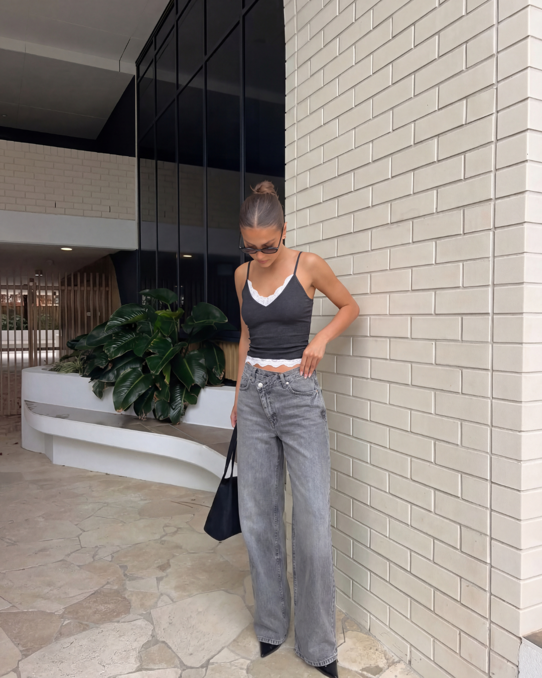 ELEGANTE CAMI MET KANT