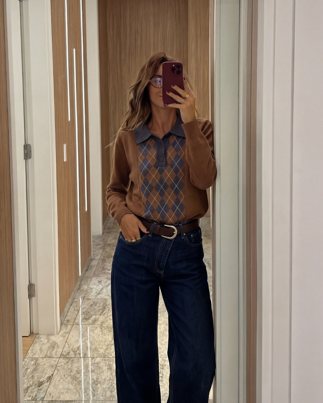 VINTAGE POLO TRUI - BRUIN