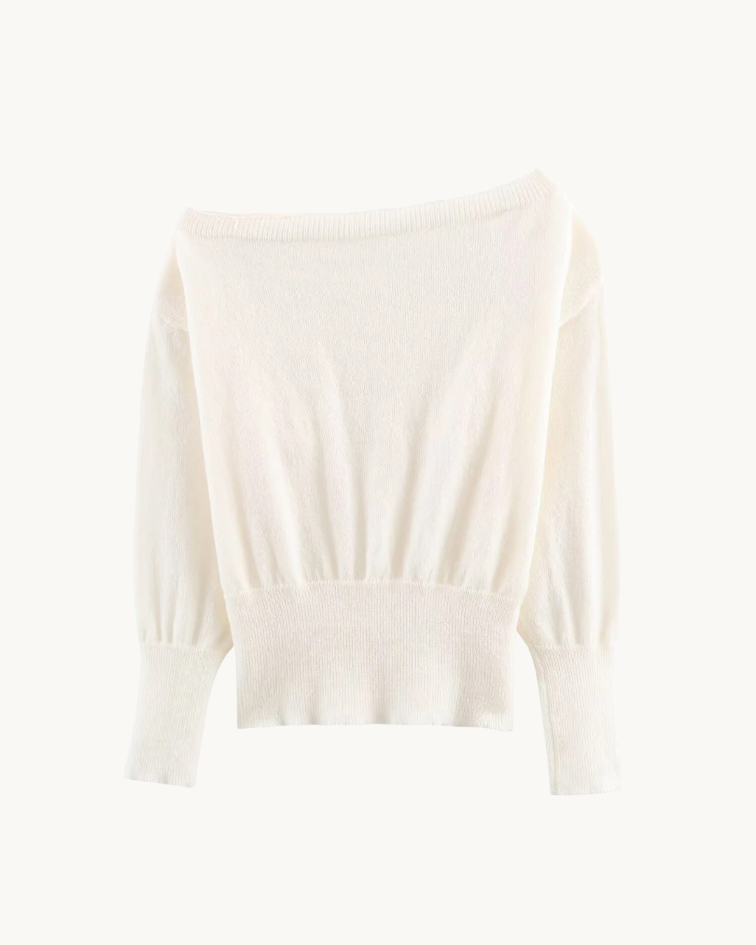 ELEGANTE ONE SHOULDER SWEATER
