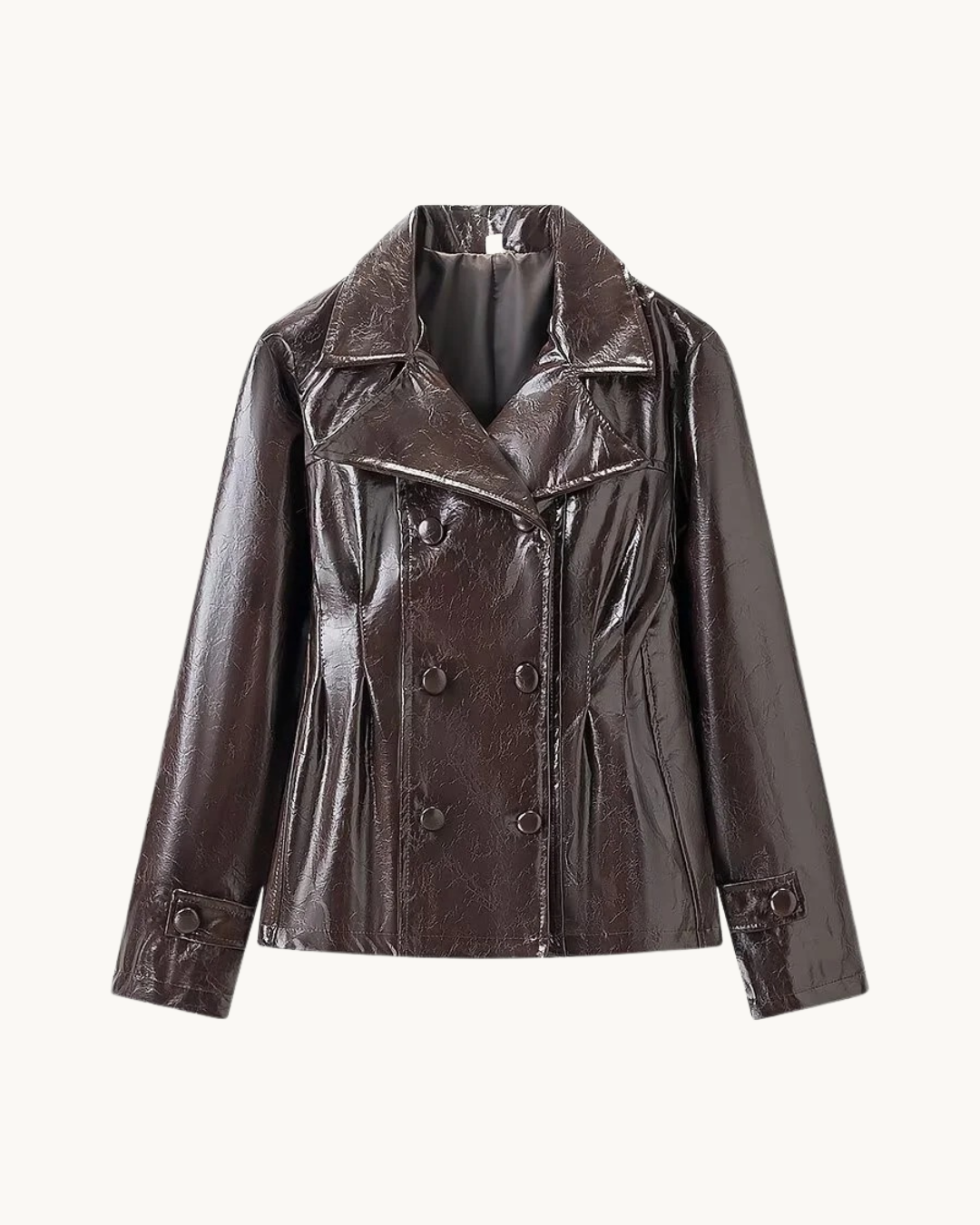 EDGY LEREN SET MET ROK