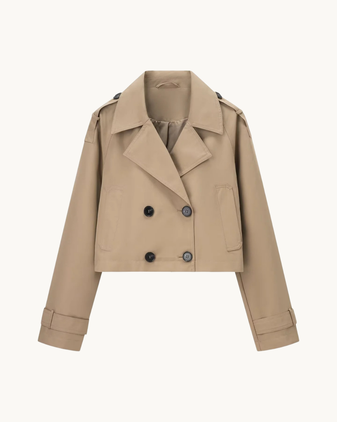 ELEGANTE KORTE TRENCH