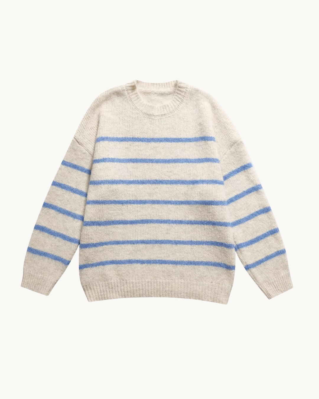 KLASSIEKE GEBRIEDE SWEATER