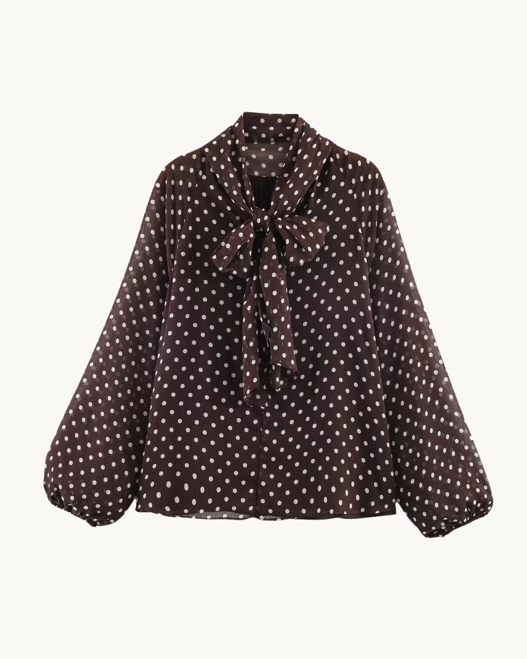ELEGANTE BLOUSE MET PUNT PRINT
