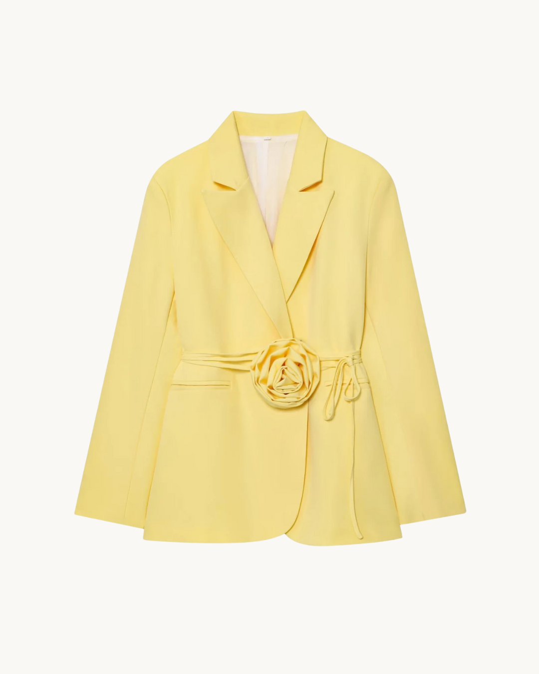 CHIQUE LANGE BLAZER MET STRIK