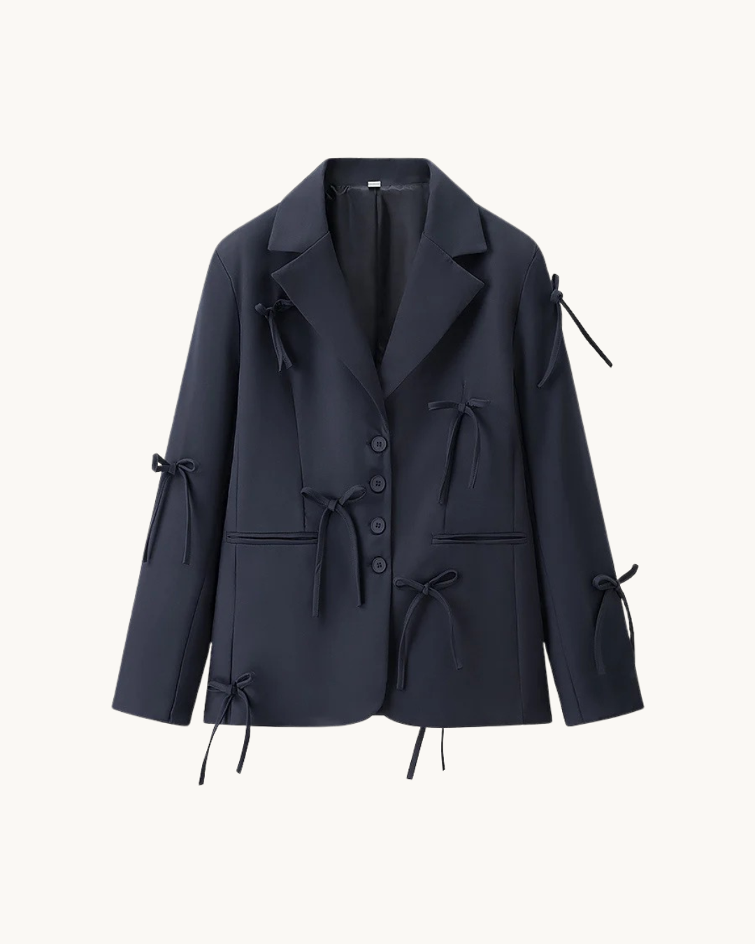 STATEMENT STRIK BLAZER - MARINEBLAUW