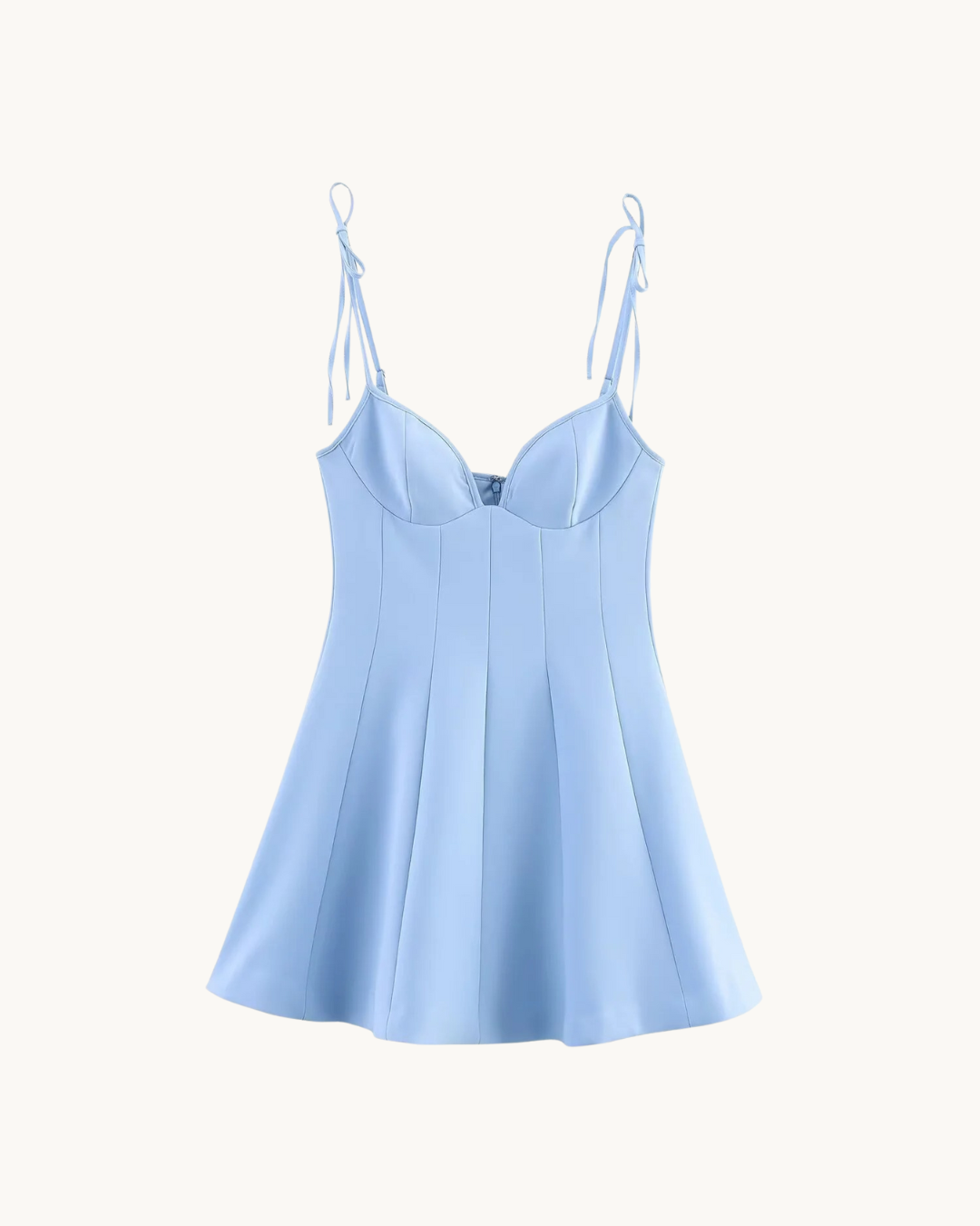 ELEGANTE CORSET JURK MET BANDJES