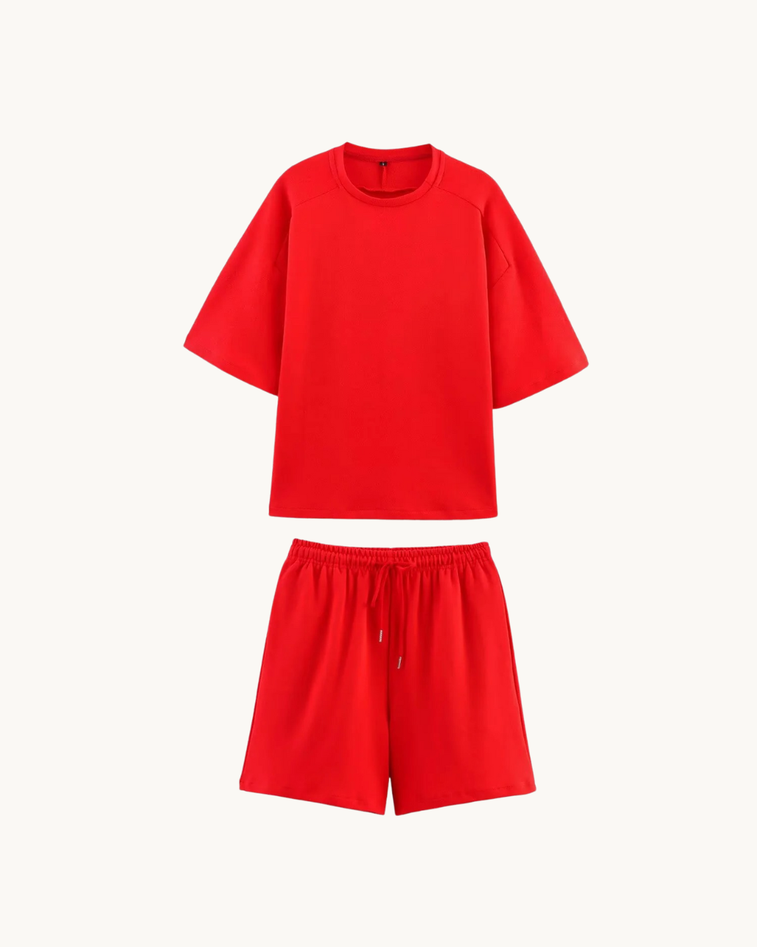 CASUAL OVERSIZED SHORT SET