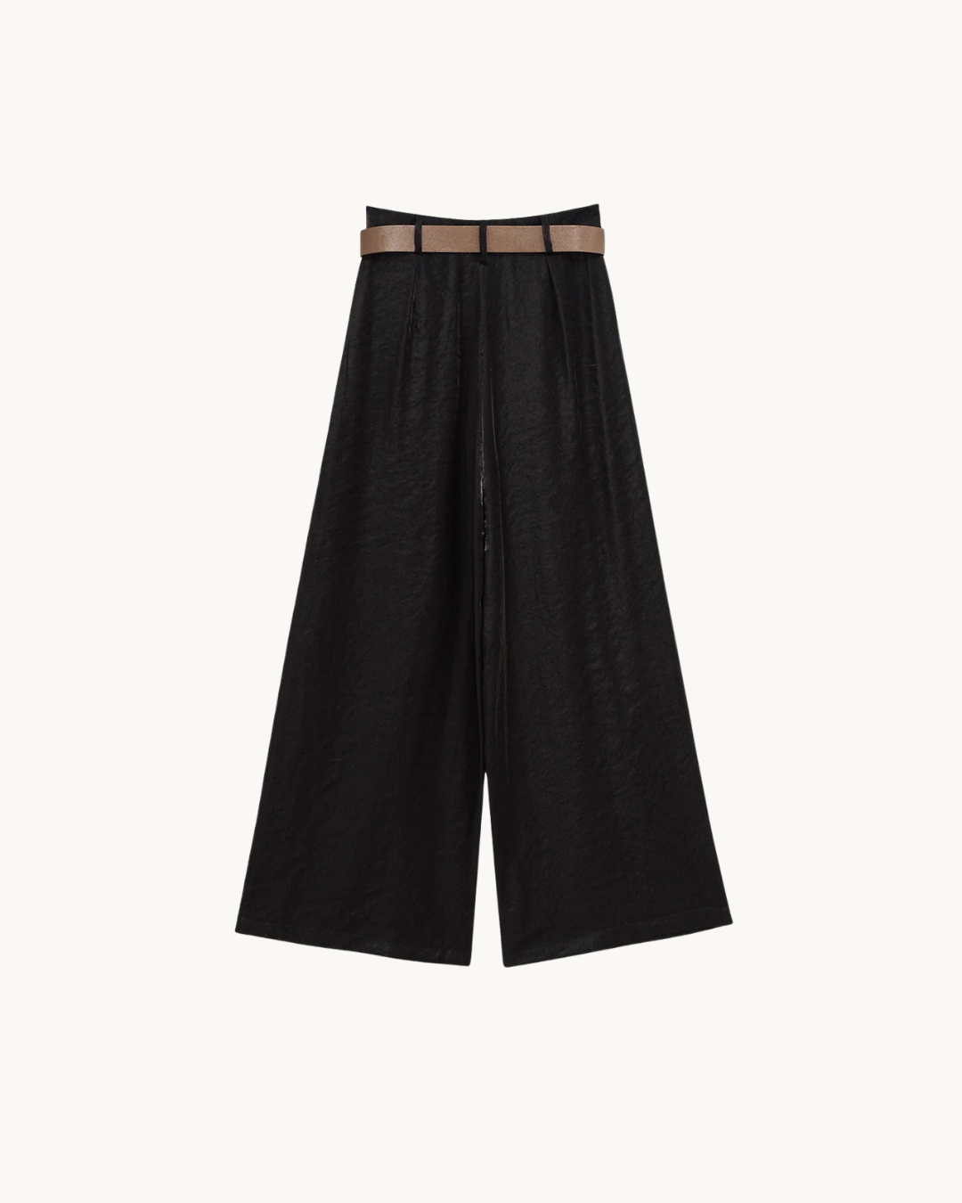 CHIQUE WIJDE BROEK MET RIEM