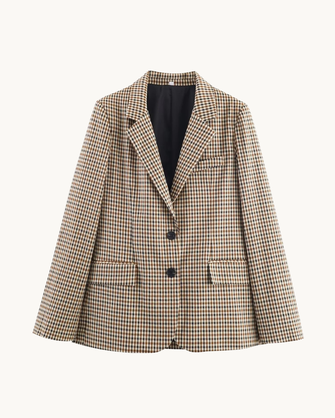 CHIQUE GERUITE BLAZER SET - BEIGE