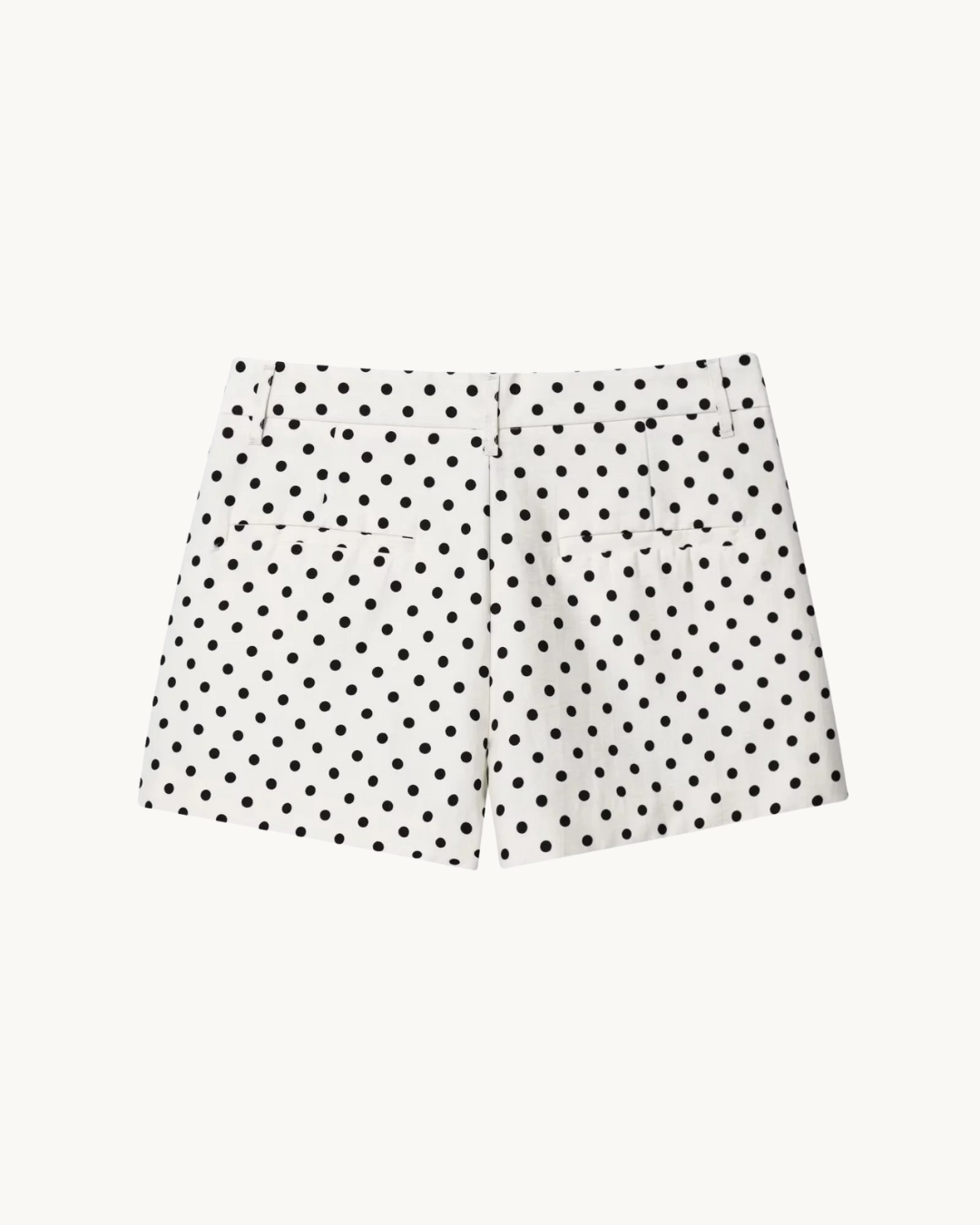 CHIQUE SHORT MET POLKADOT PRINT - WIT