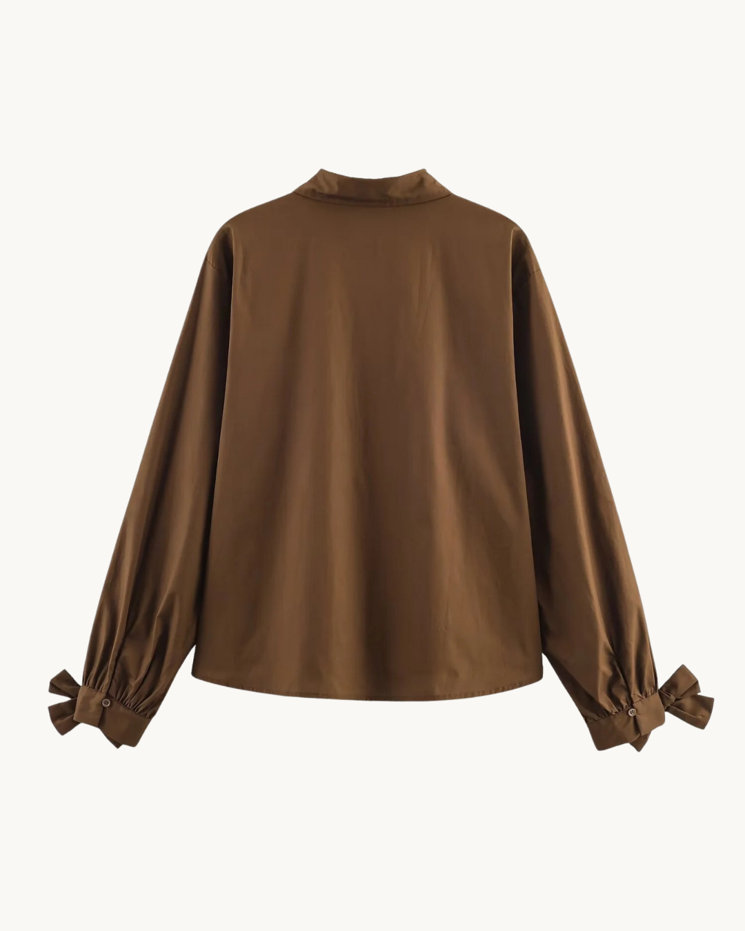 ELEGANTE MOUWSTRIK BLOUSE