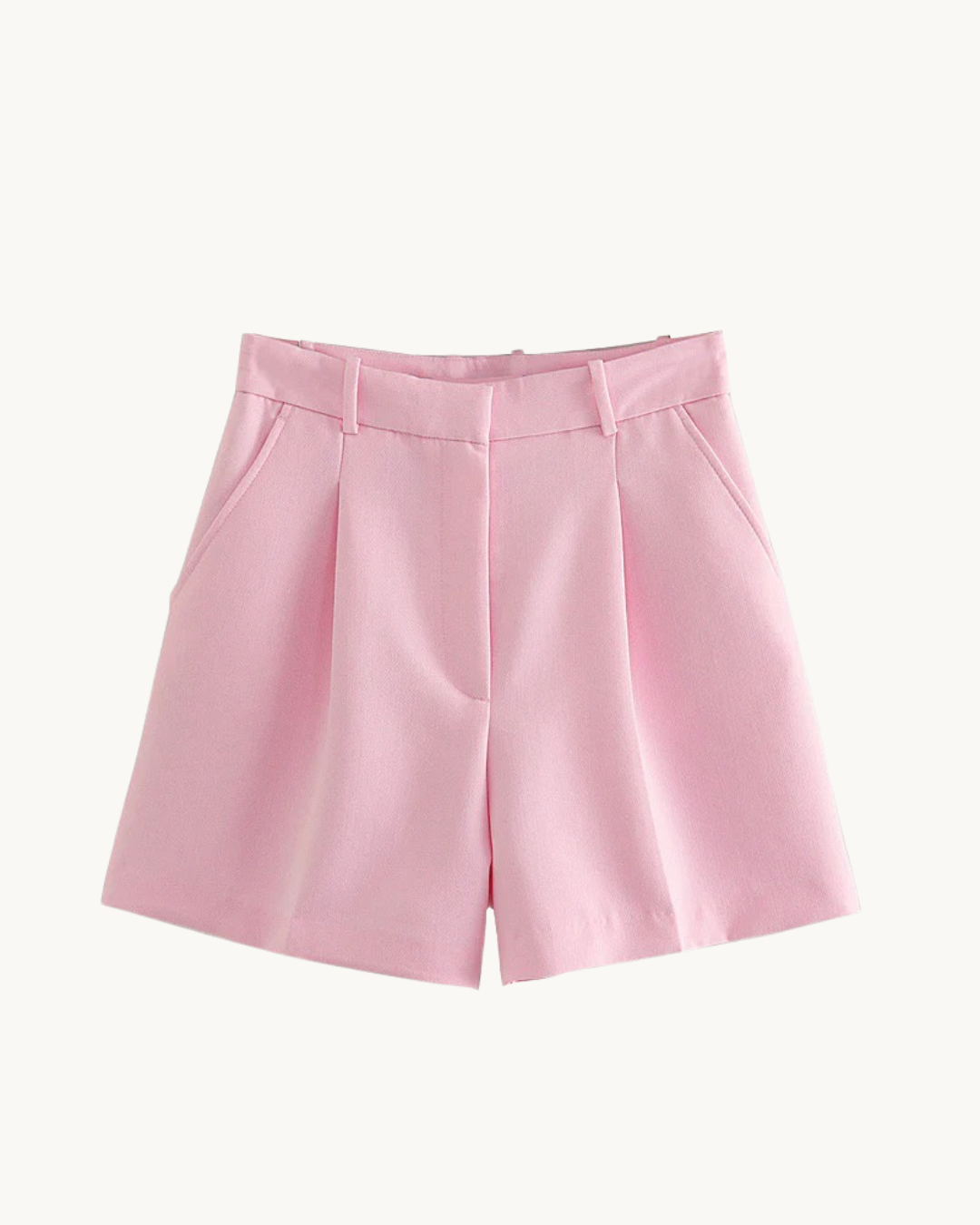 ELEGANTE SHORT MET PLOOIEN