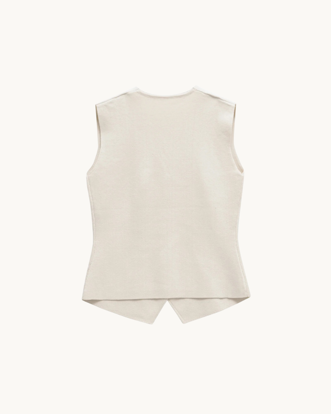 PREPPY GEBREIDE GILET MET KNOPEN