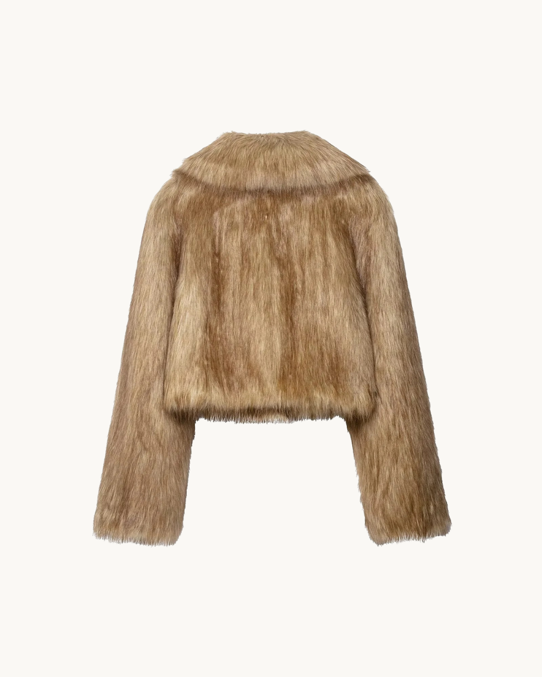 ELEGANTE KORTE BONT JAS - CAMEL