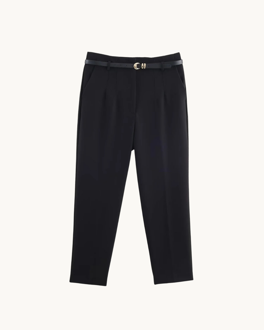 ELEGANTE PANTALON MET RIEM