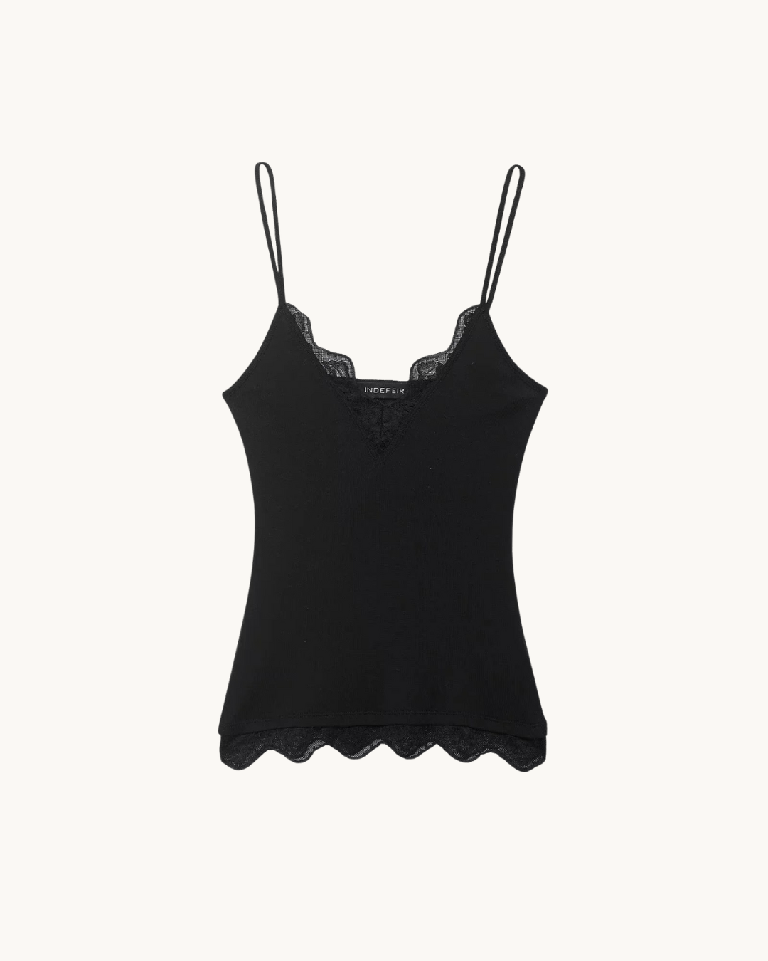 ELEGANTE CAMI MET KANT