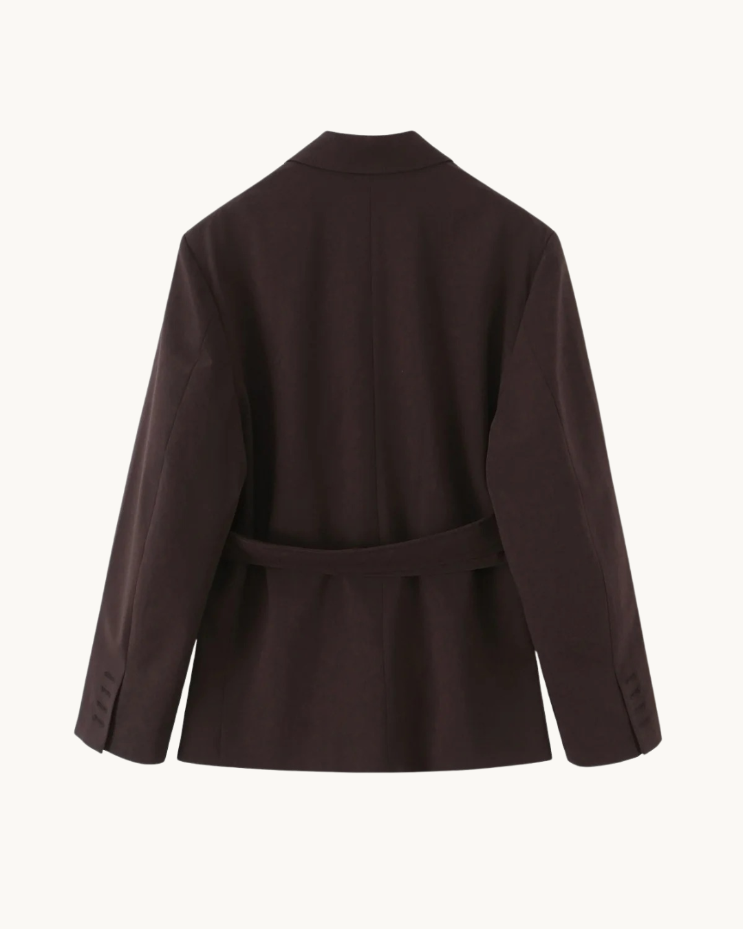 ELEGANTE SET MET RIEM - BRUIN