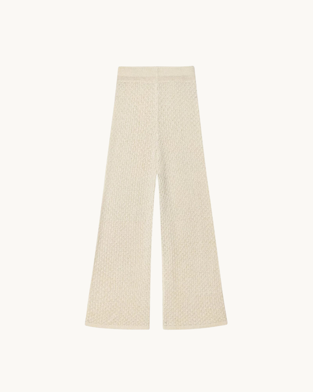 COMFY GEBREIDE FLARED SET