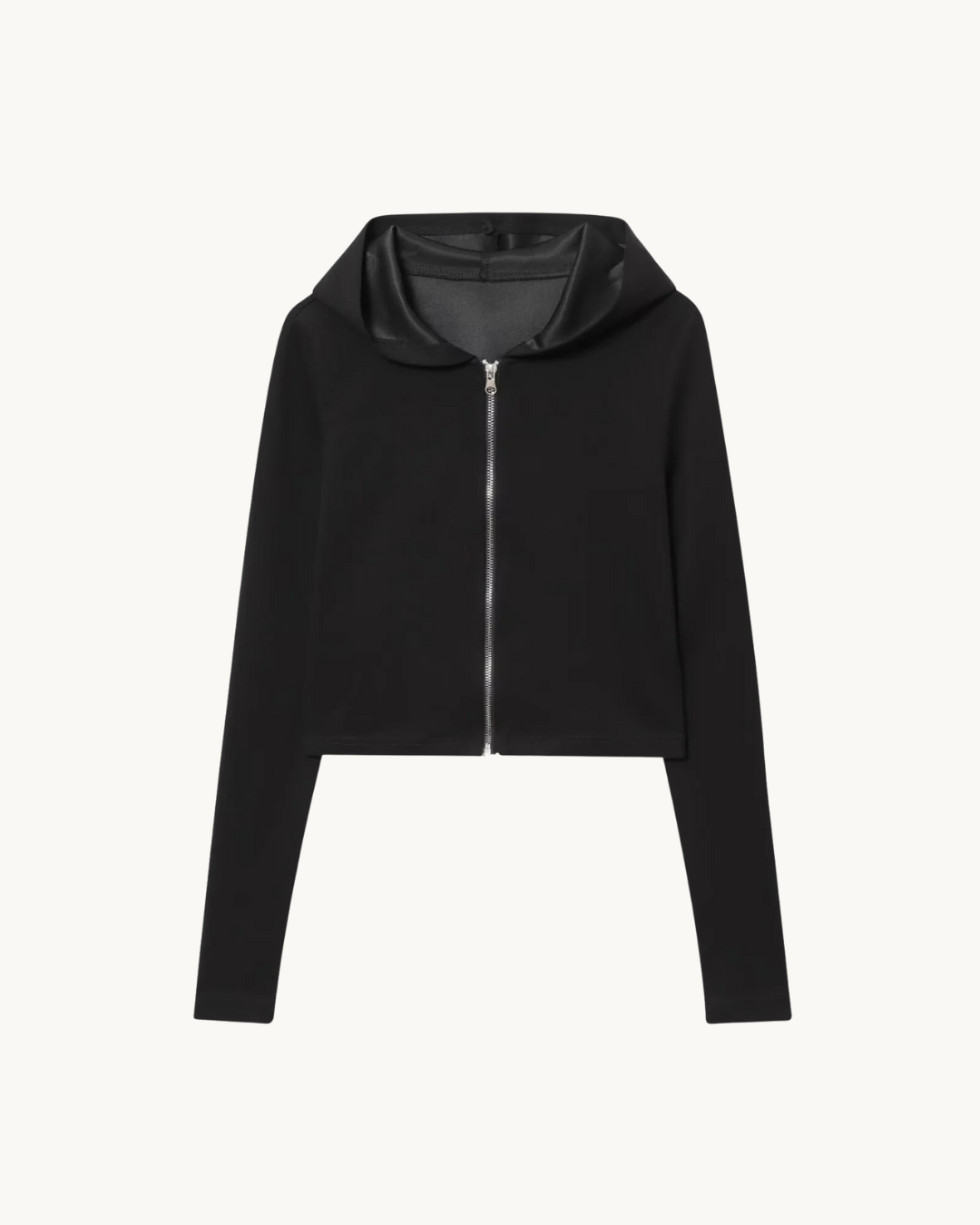 CASUAL CROP HOODIE SET