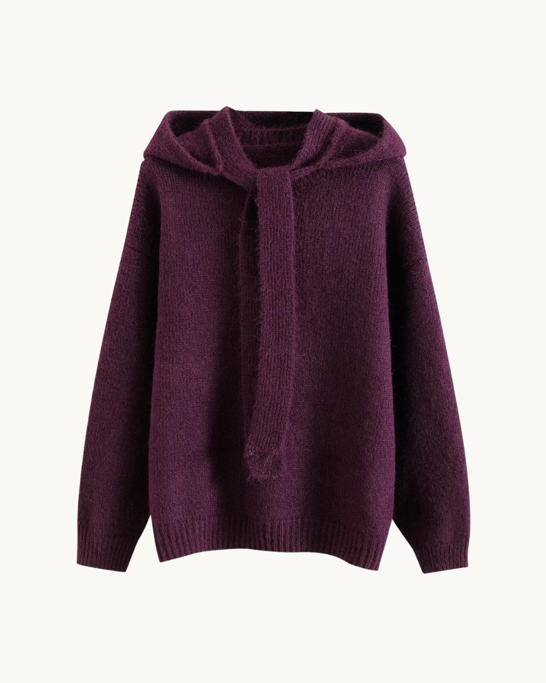 ELEGANTE SWEATER MET CAPUCHON