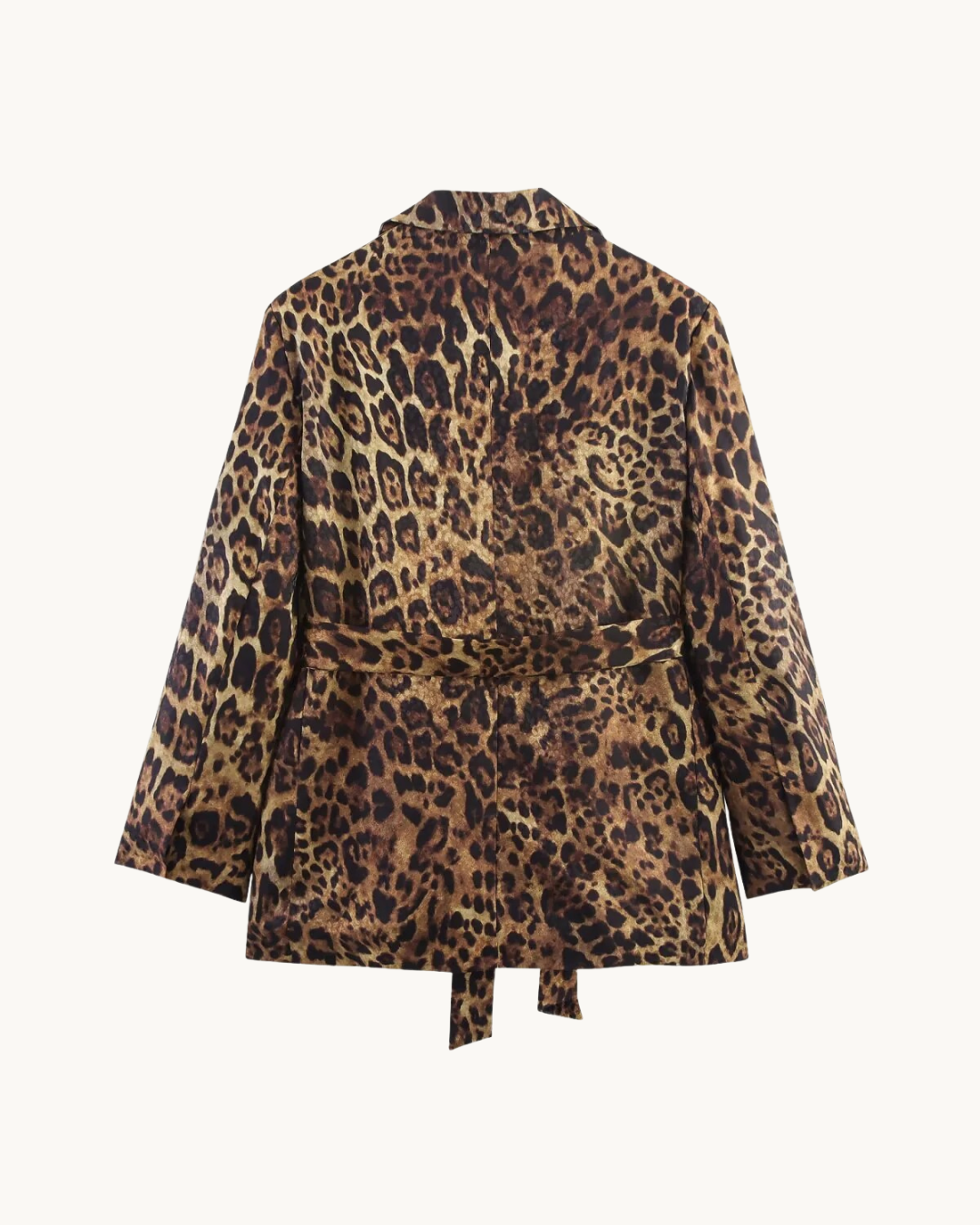 ELEGANTE SET MET CEINTUUR - BRUIN