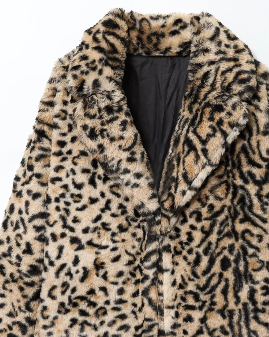 LANGE FAUX FUR JAS - LUIPAARD