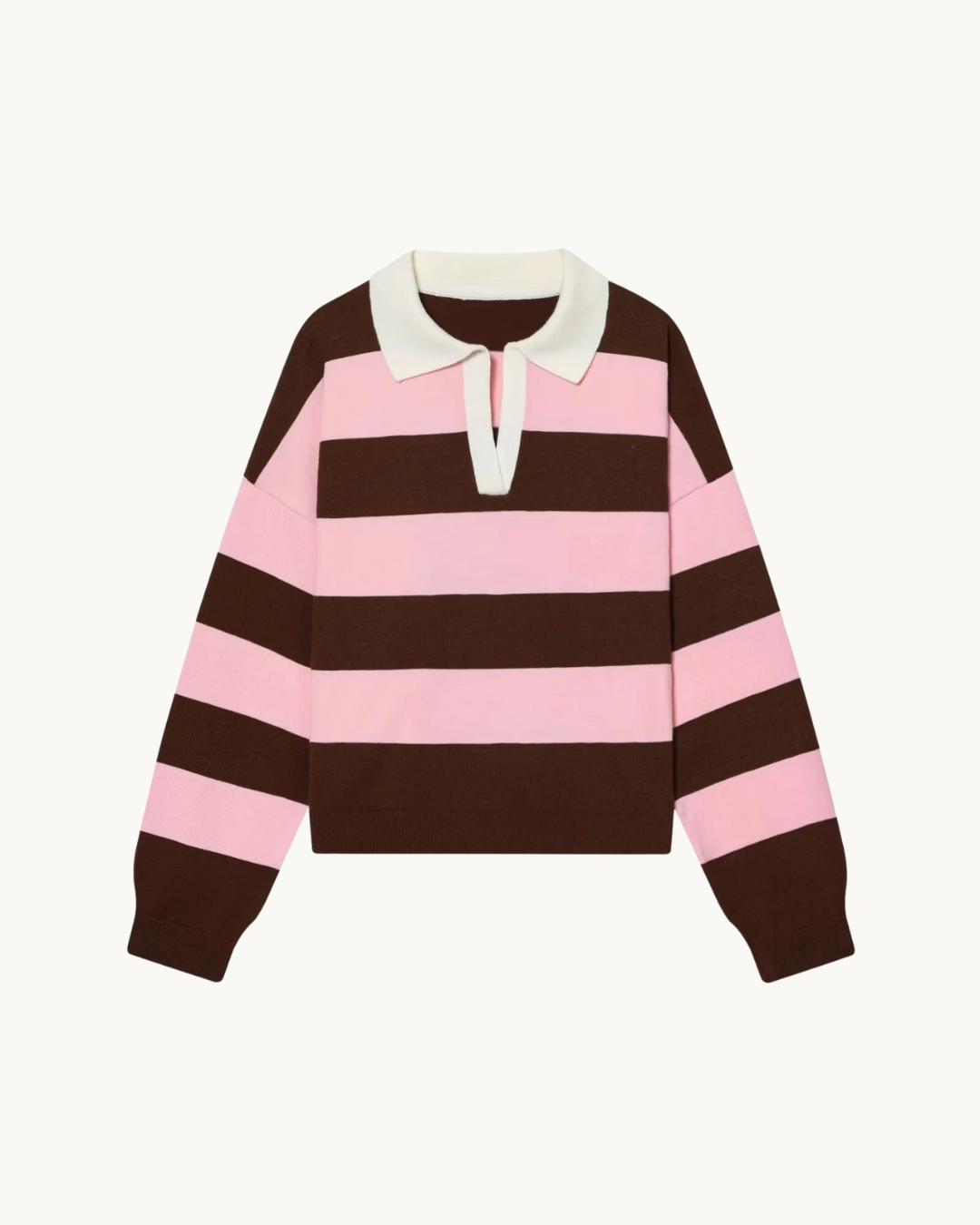 CASUAL GESTREEPTE POLO TRUI