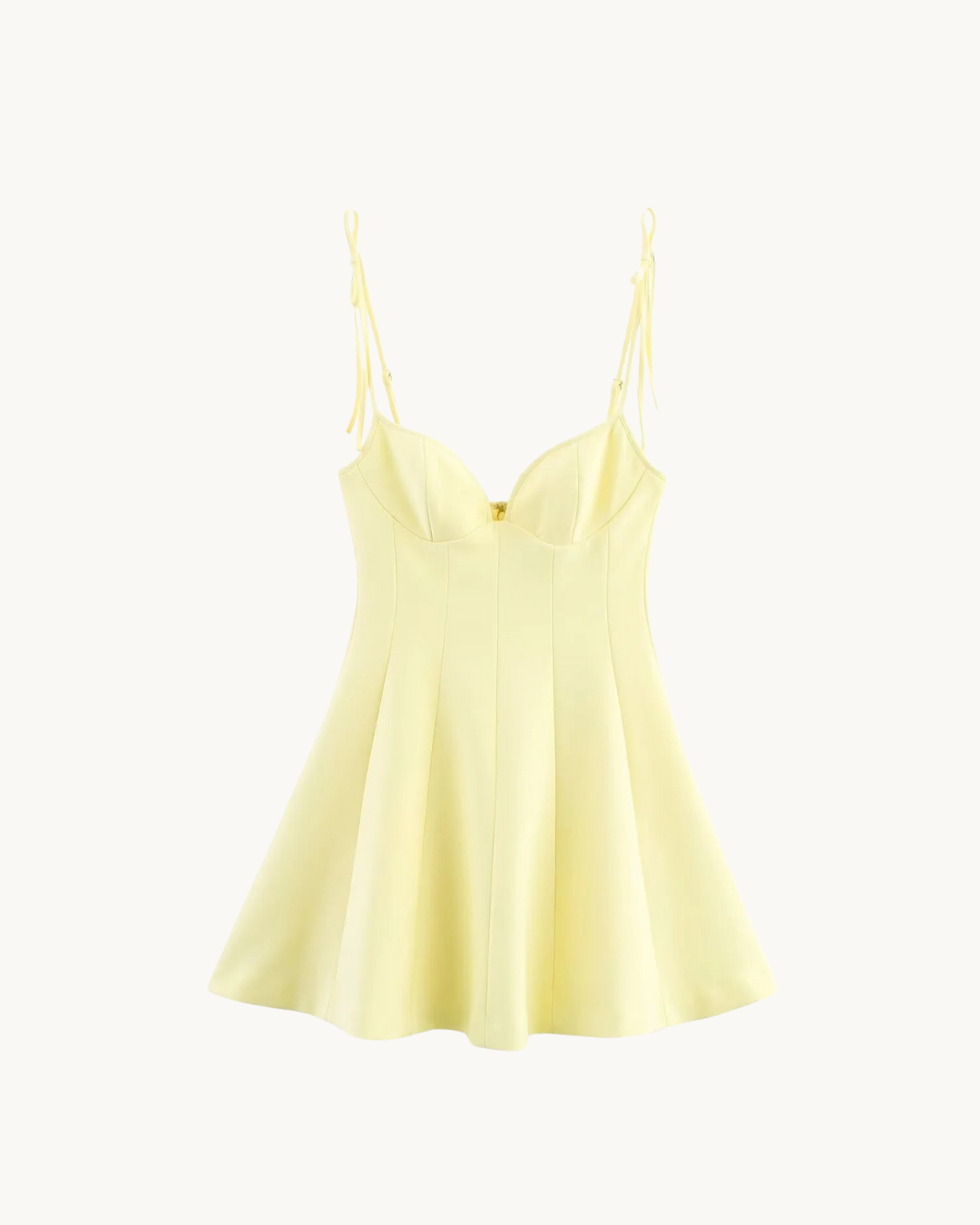 ELEGANTE CORSET JURK MET BANDJES