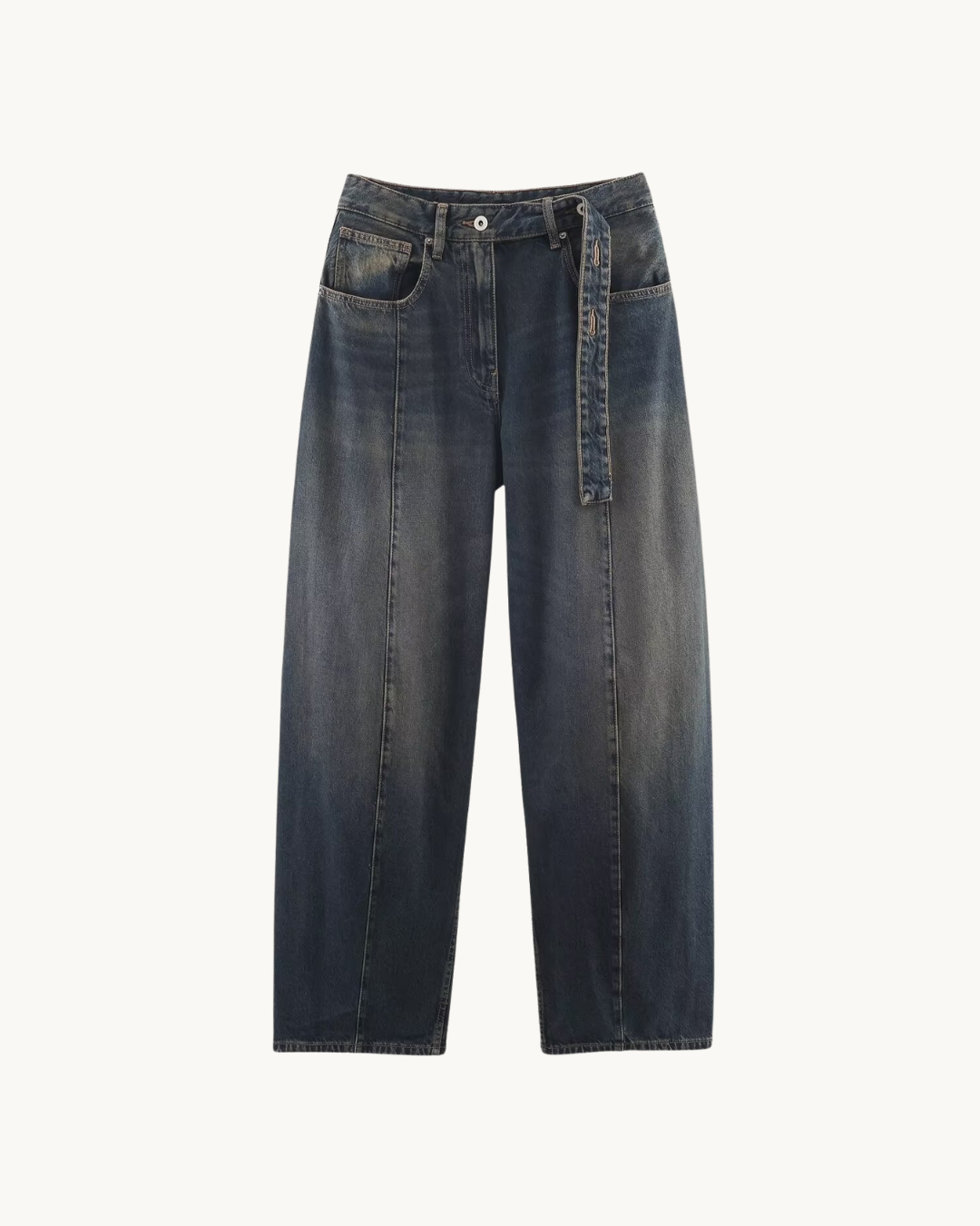 CASUAL BROEK MET RIEM