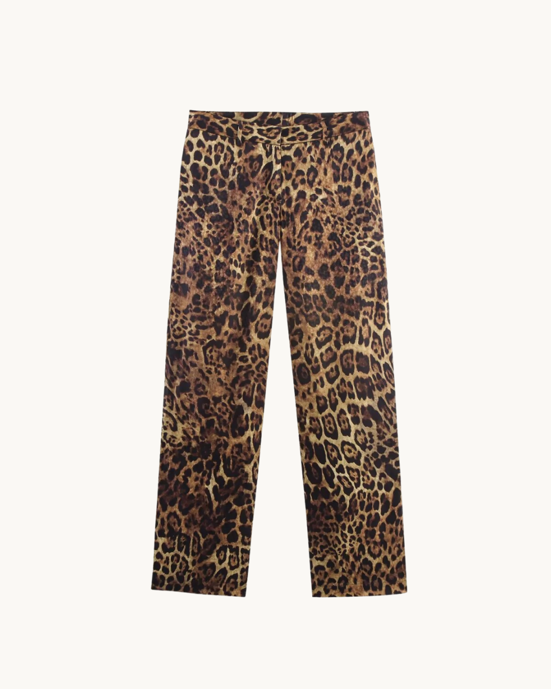 ELEGANTE SET MET CEINTUUR - BRUIN