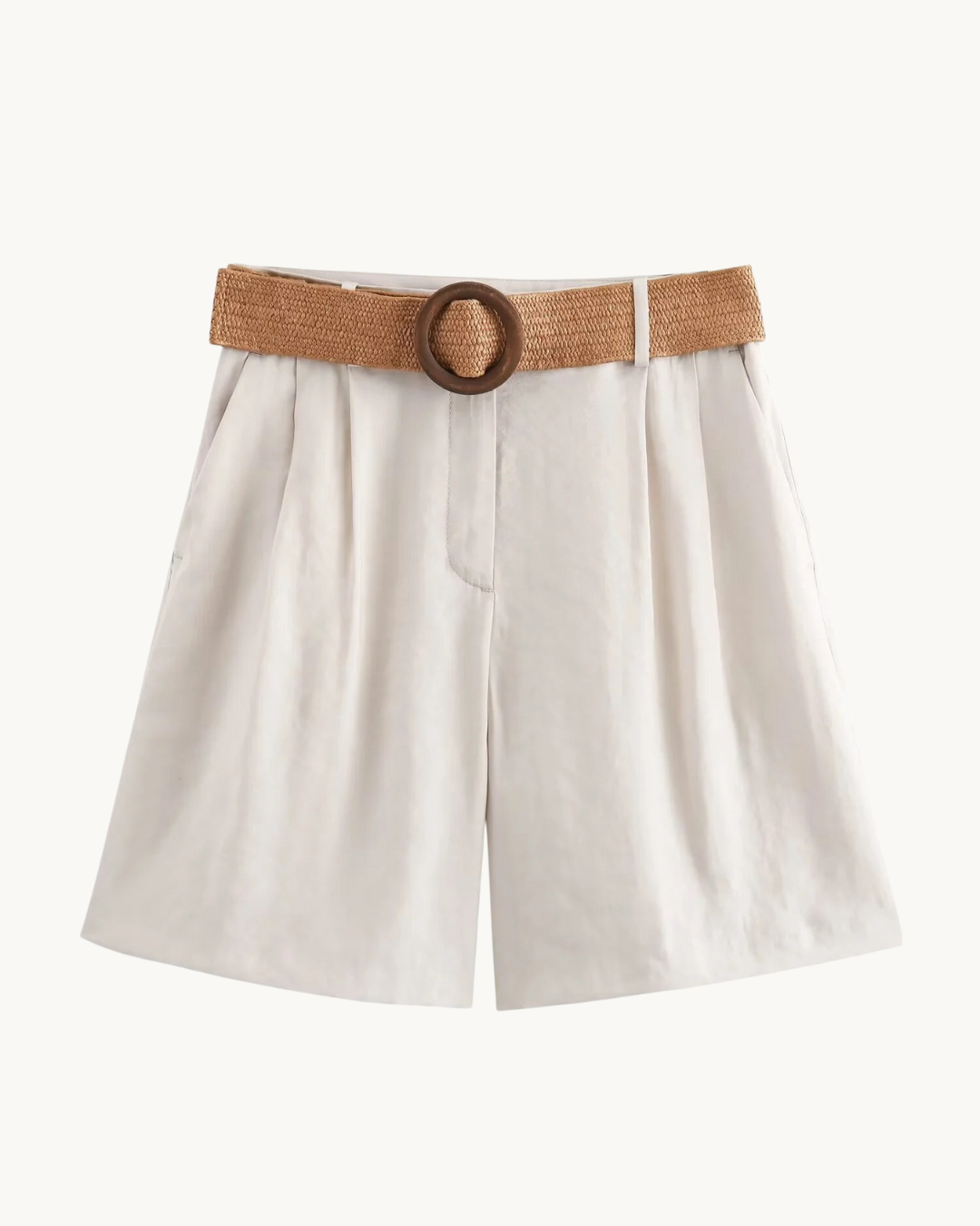 ELEGANTE SHORT MET GEWEVEN RIEM