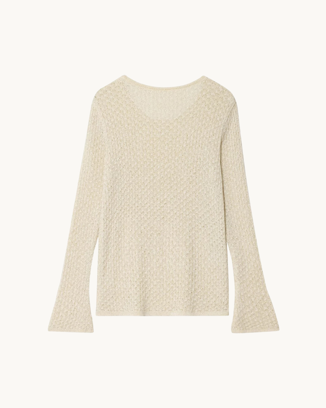 COMFY GEBREIDE FLARED SET