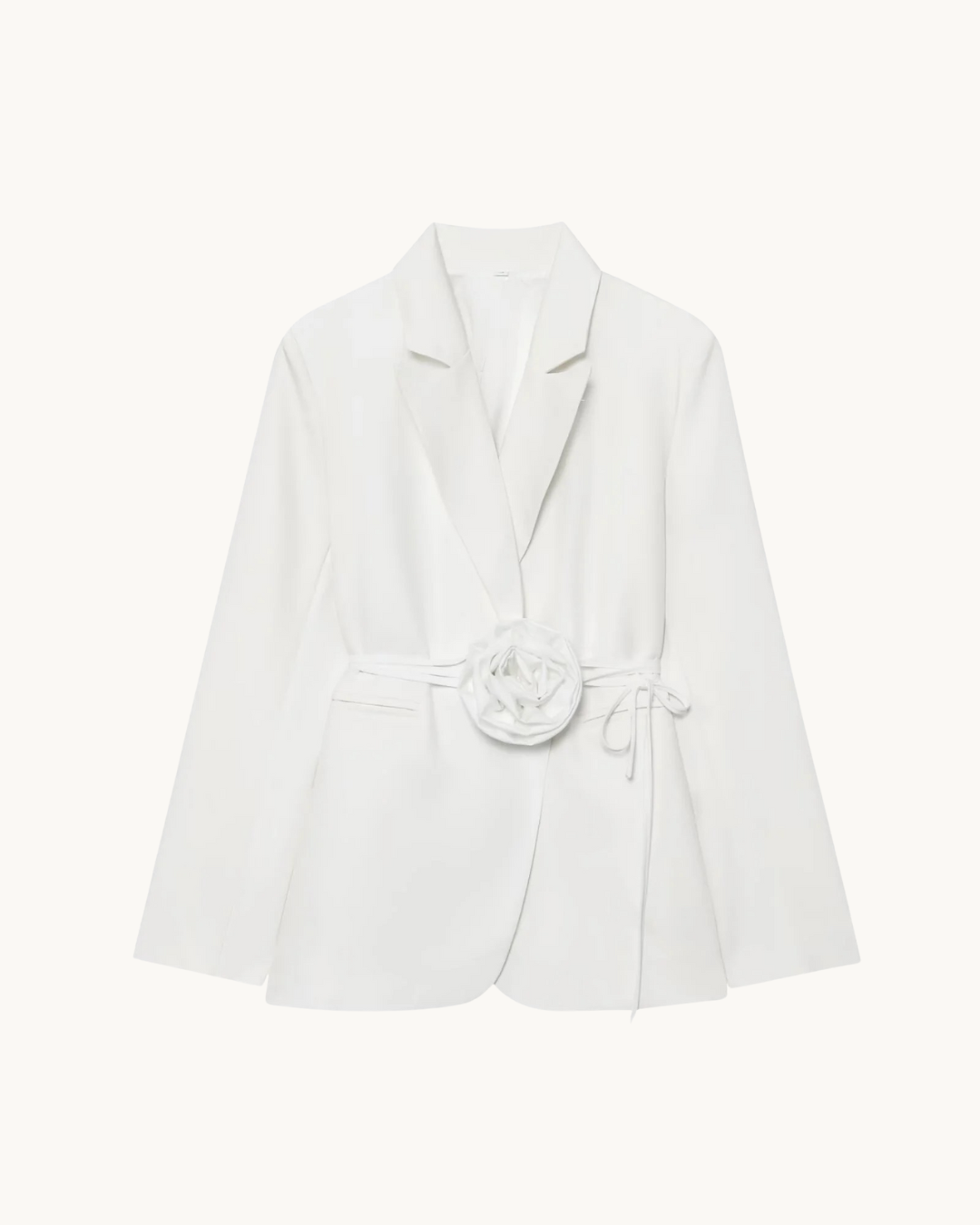 CHIQUE LANGE BLAZER MET STRIK