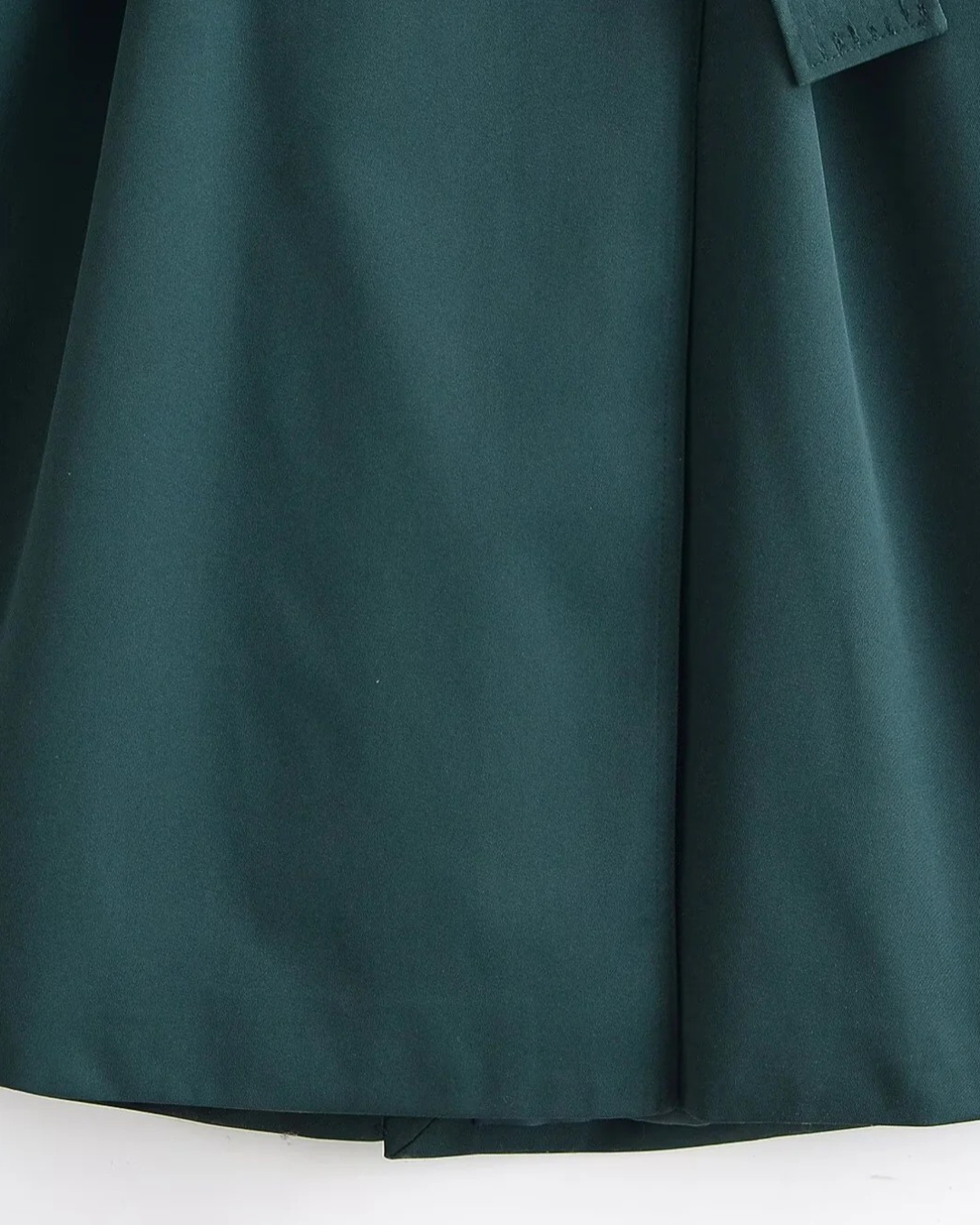 CASUAL TRENCHCOAT - DONKERGROEN