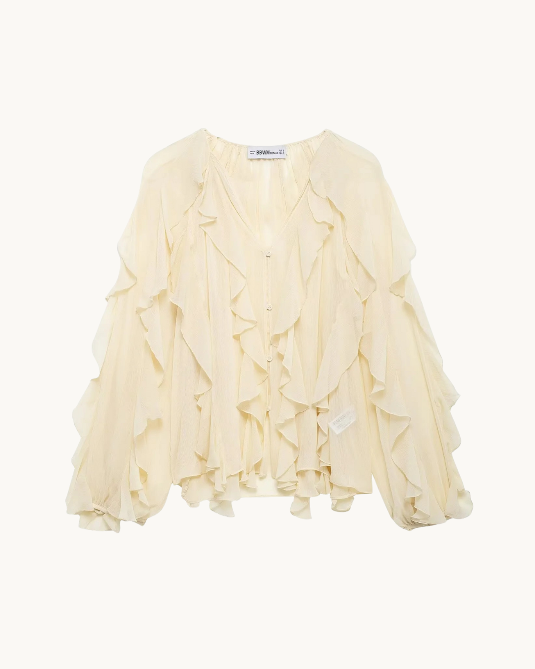 LUXE RUFFLE BLOUSE