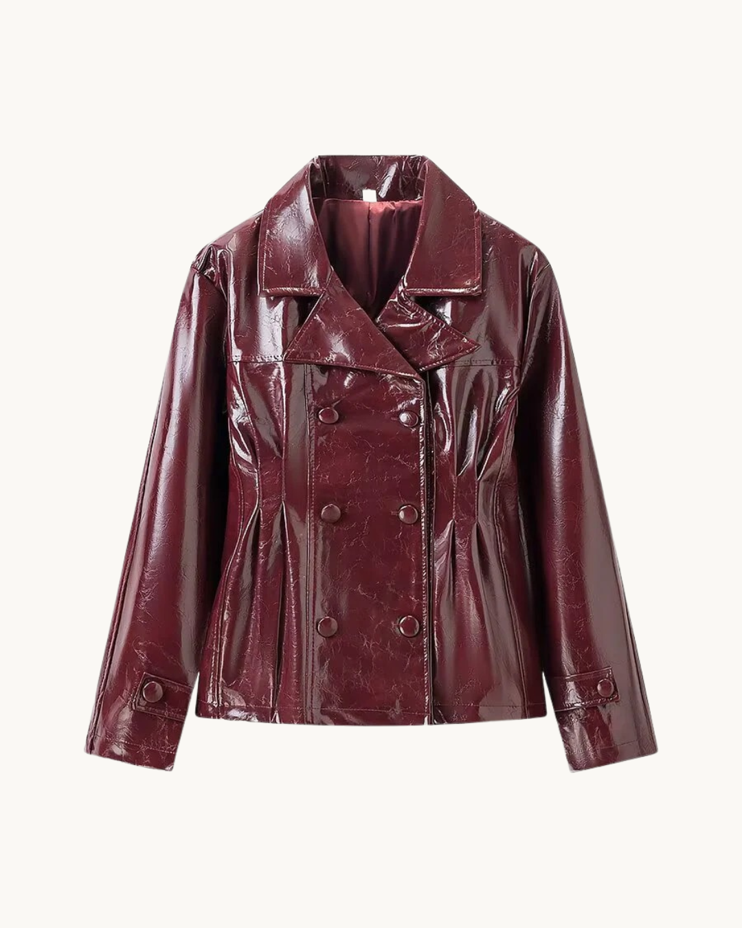 EDGY LEREN SET MET ROK