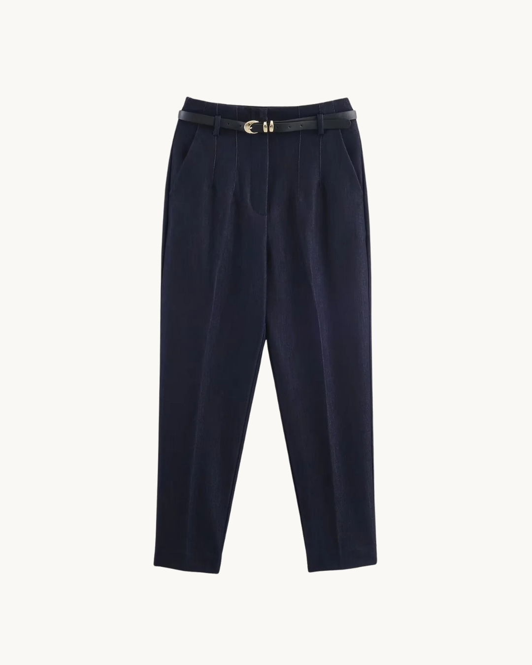 ELEGANTE PANTALON MET RIEM