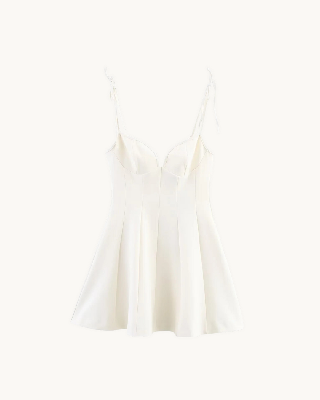 ELEGANTE CORSET JURK MET BANDJES