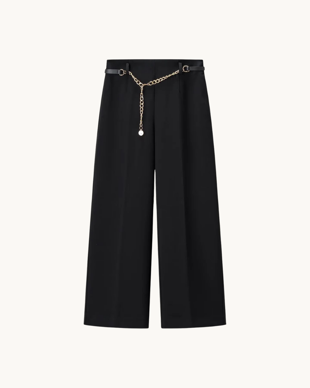 ELEGANTE KORTE BLAZER SET MET KETTING