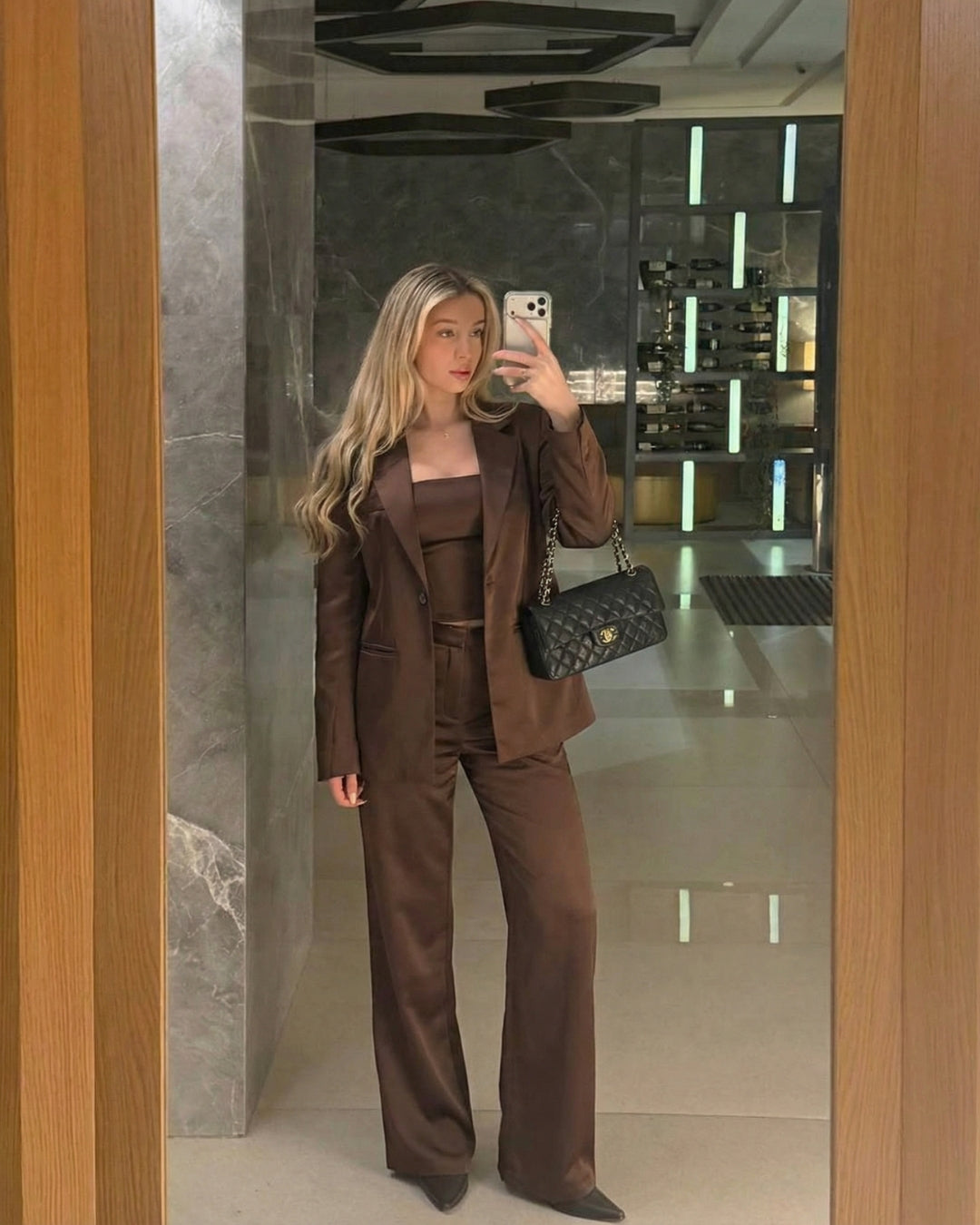 CHIQUE 3-DELIGE SET - BRUIN