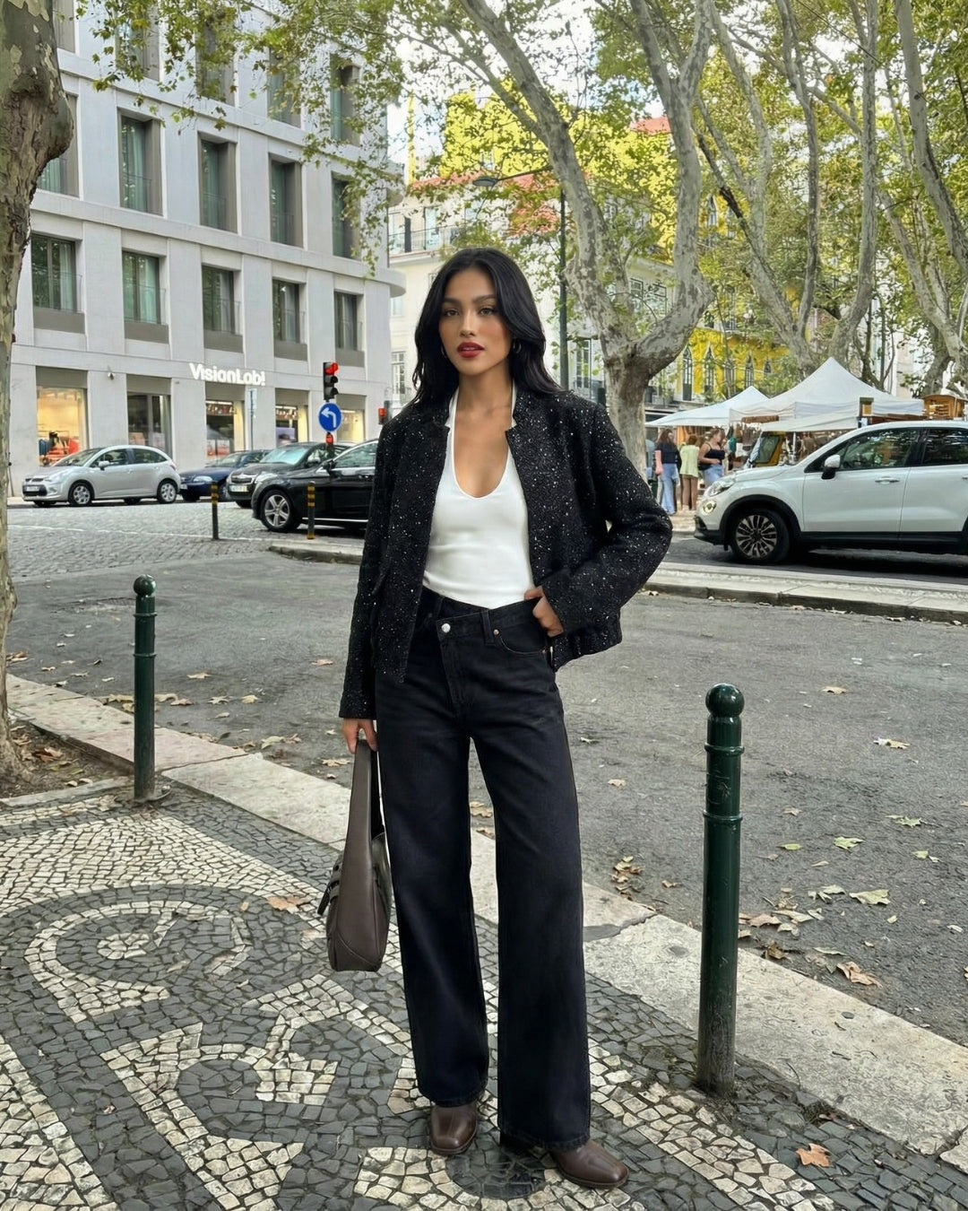 CHIQUE GLITTER BOMBER