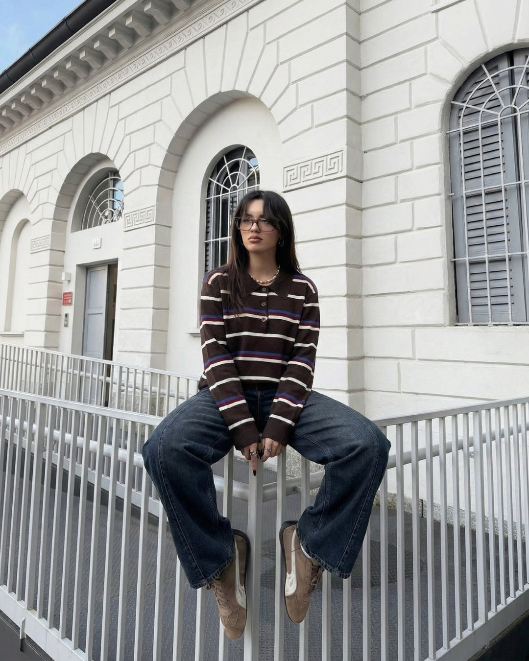 KLASSIEKE GESTREEPTE POLO