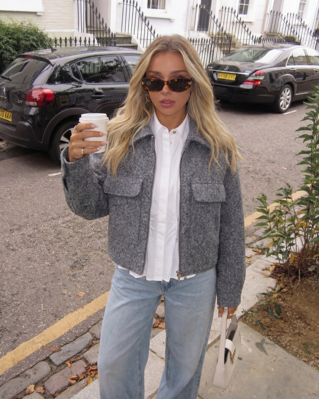 CASUAL TEDDY JACKET MET RITS