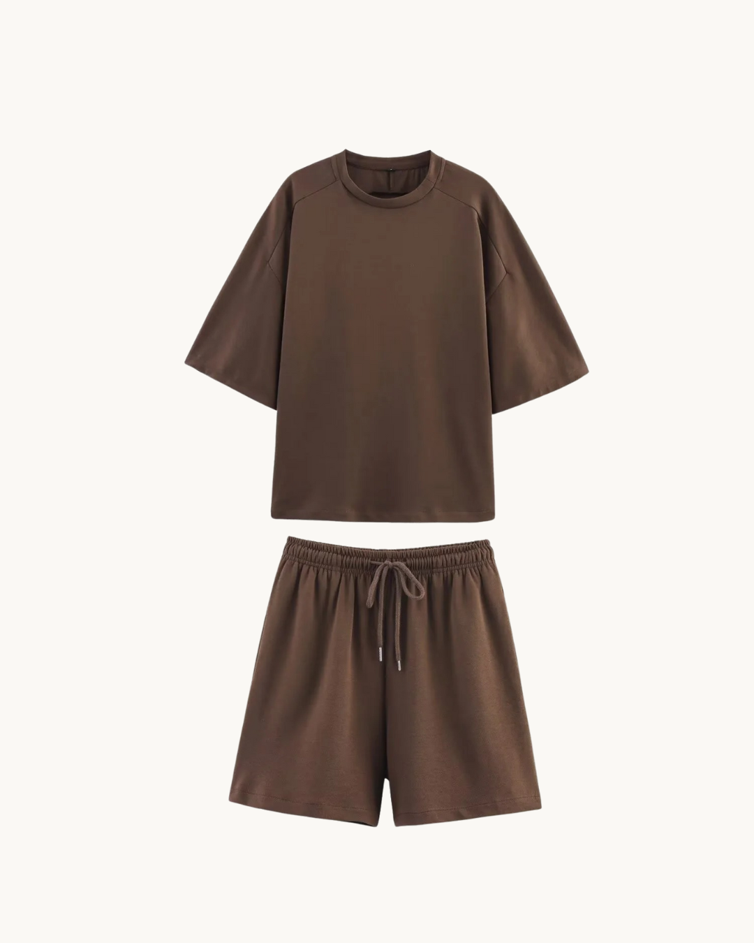 CASUAL OVERSIZED SHORT SET