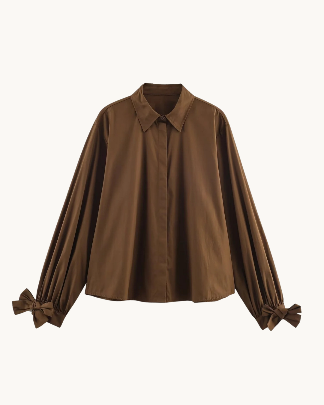 ELEGANTE MOUWSTRIK BLOUSE