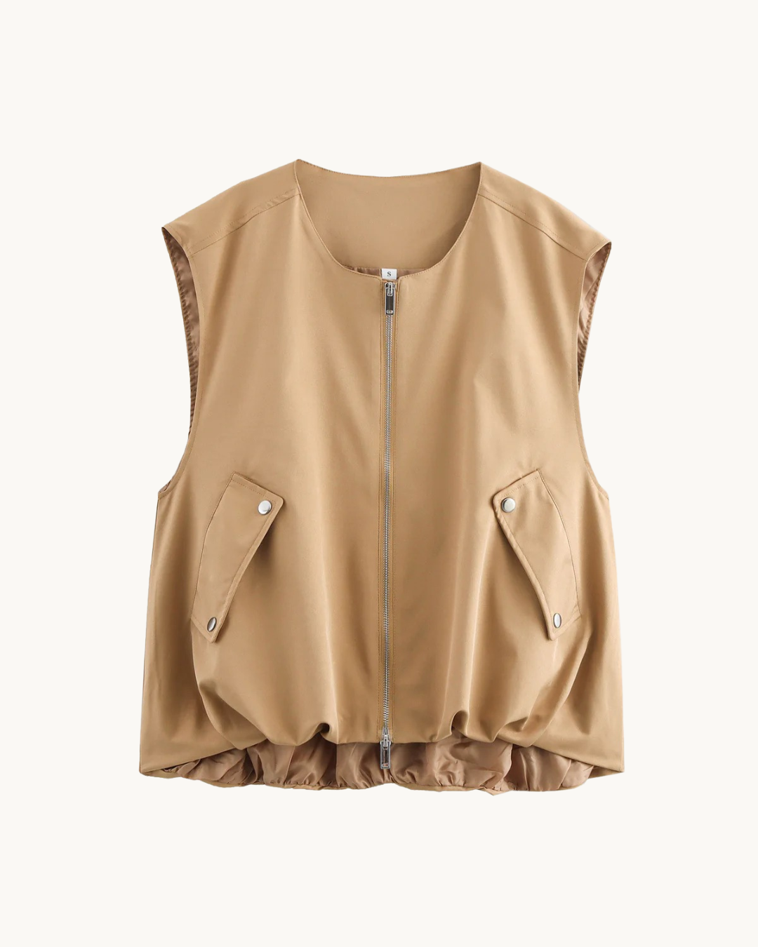 ELEGANTE BODYWARMER MET ELASTIEK