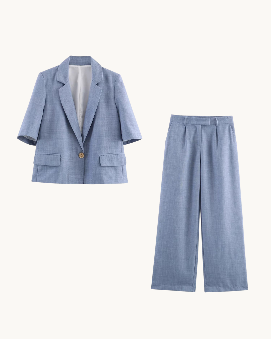 CHIQUE SET - LICHTBLAUW