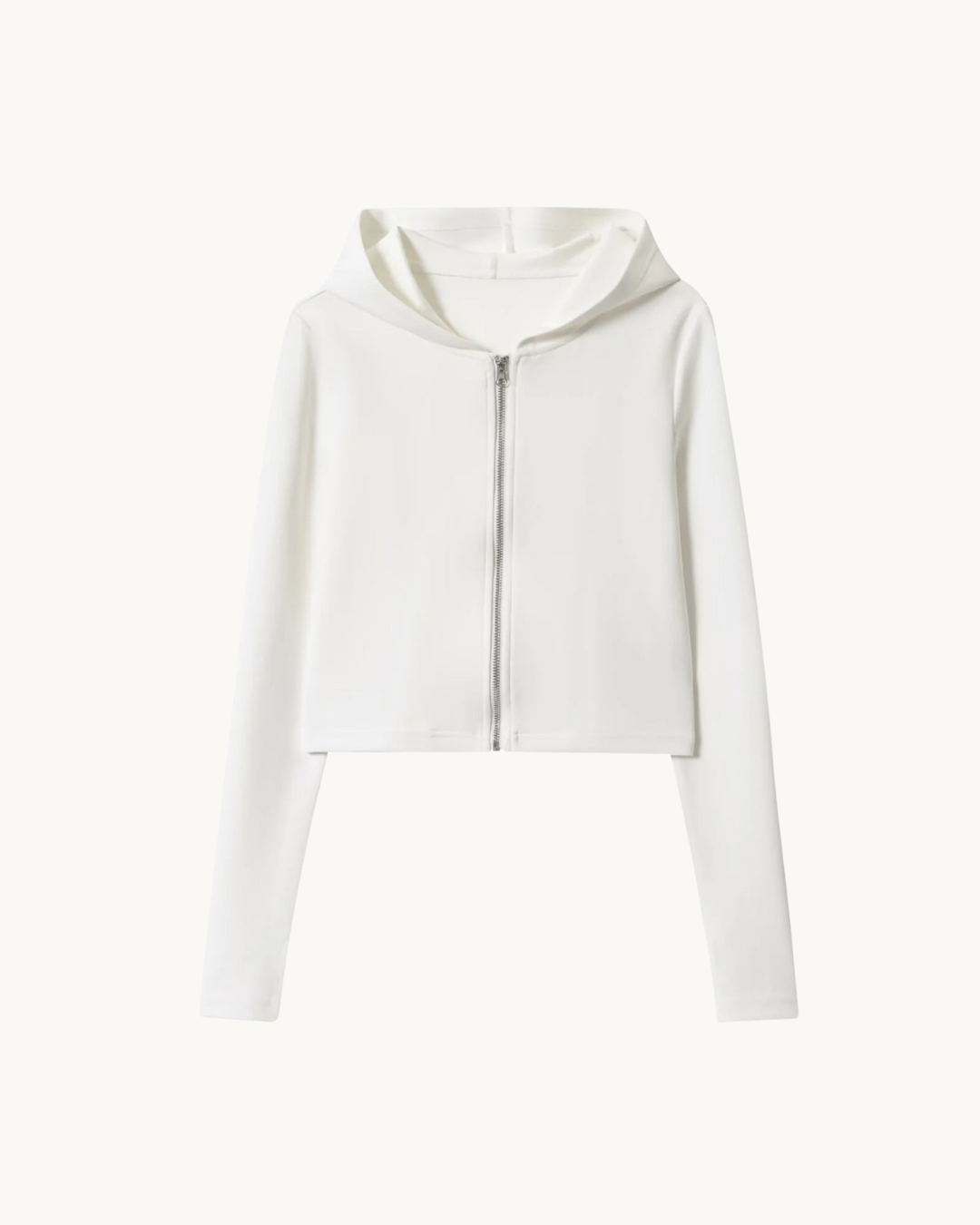 CASUAL CROP HOODIE SET