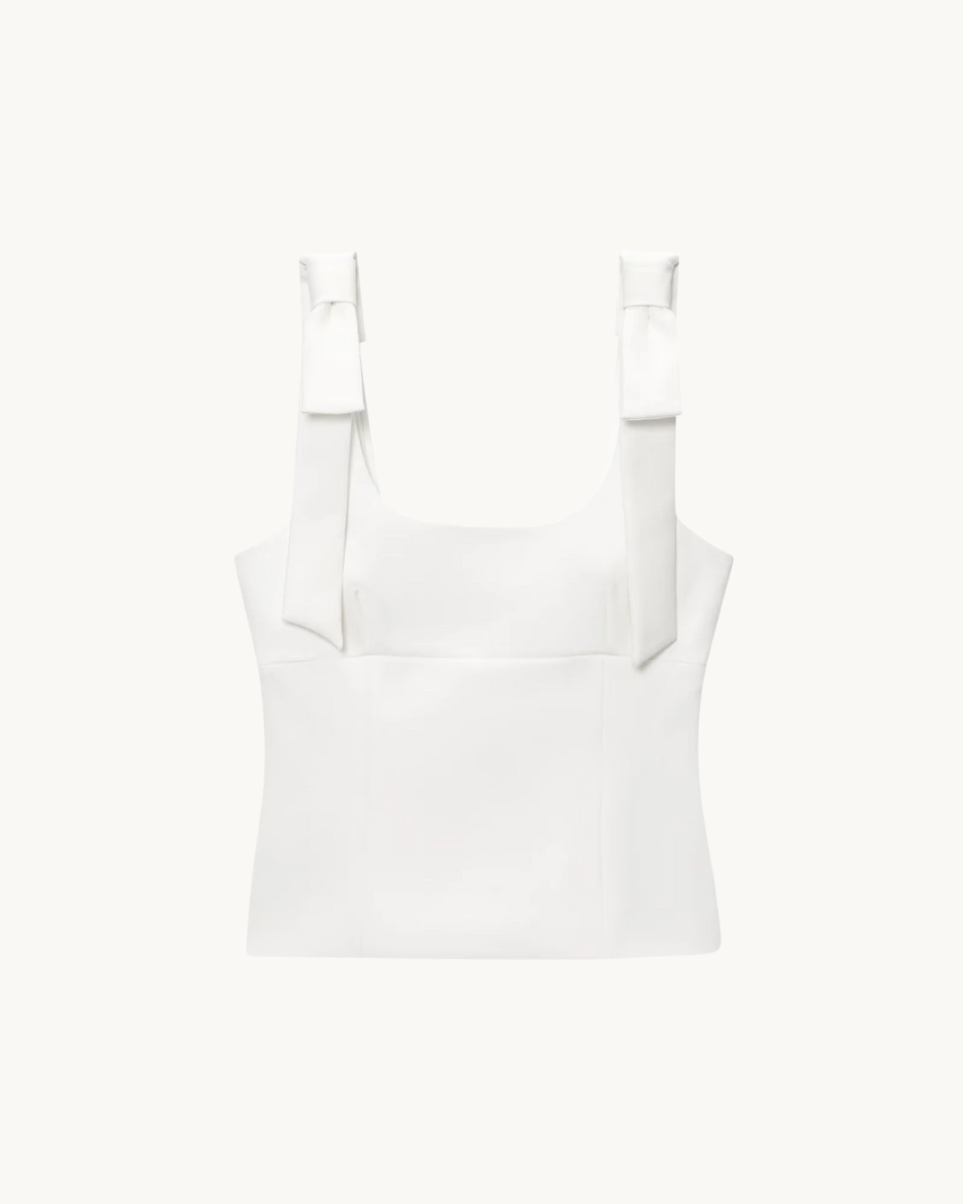 ROMANTISCHE TOP MET STRIKBANDJES