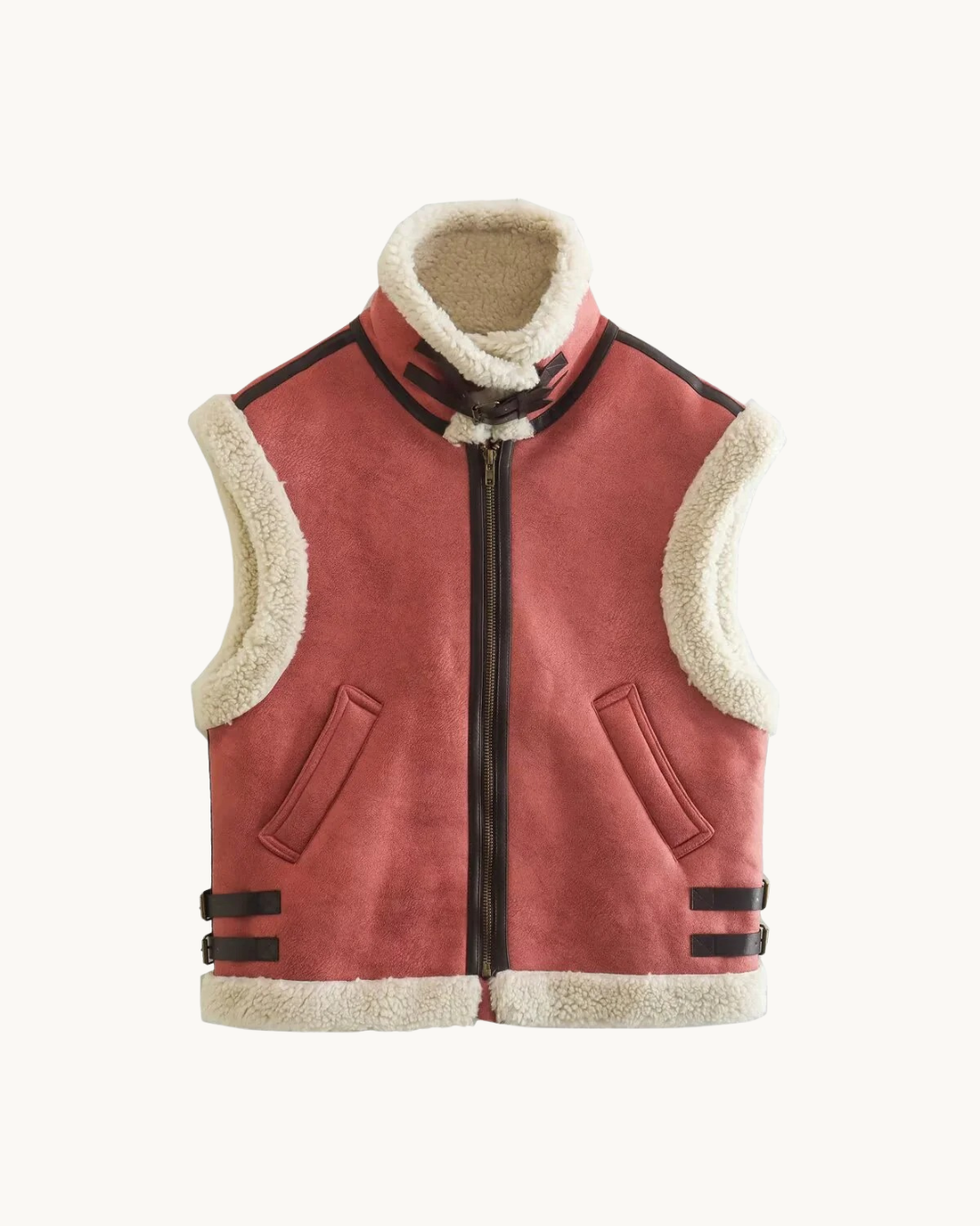 RETRO SUEDE BODYWARMER